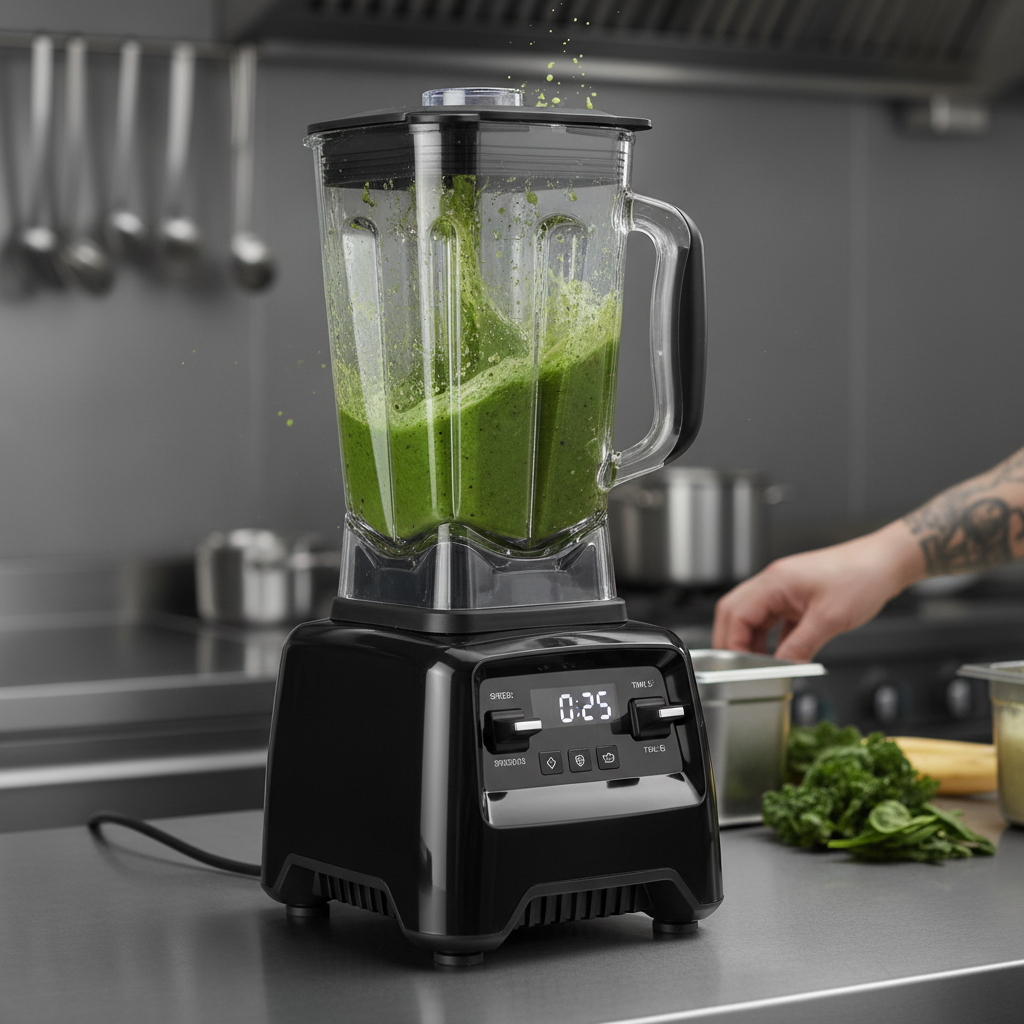 Orca Commercial Blender blending action shot